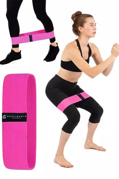 Pilatesband Squad-Band Mittelstark Squat-Band Fitness Gesäßübung Widerstandsband Loop-Band