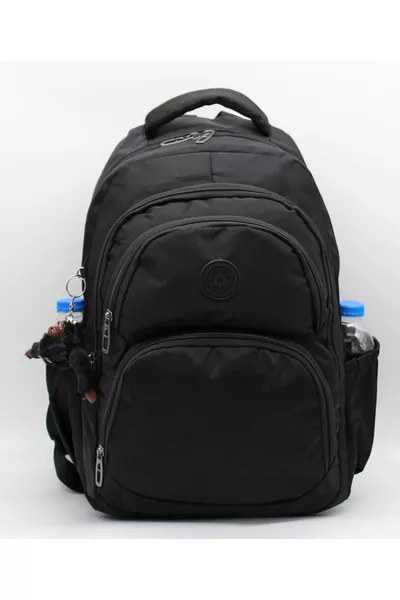 Zaino Scolastico Nero Impermeabile 