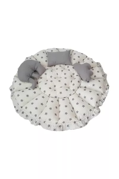 Materassino per sonno e gioco in tessuto di cotone Babynest