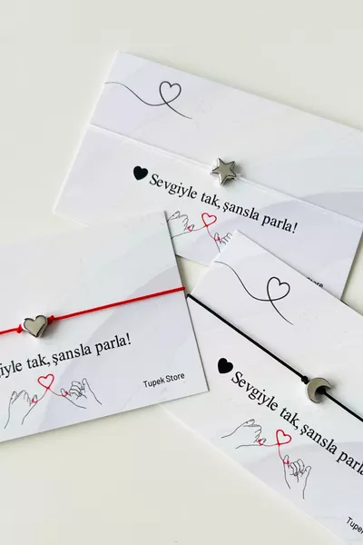 Şans Arkadaş Bilekliği 3'lü Gümüş