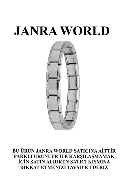 Bracciale Charm Italiano – Acciaio Inossidabile, Adatto a Qualsiasi Polso!