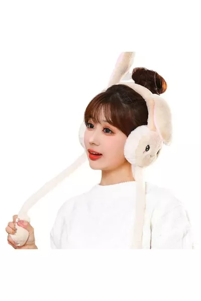Women's/Girls' Bunny Ear Plush Headphones