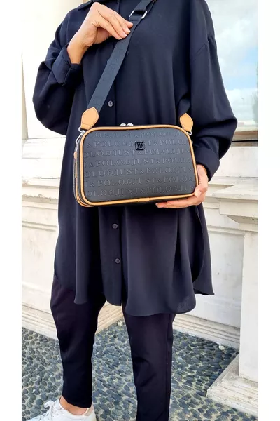 Original Justpolo Damen Schulter- und Umhängetasche mit 5 Fächern