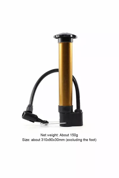 مضخة دراجات هوائية يدوية لمضخ الهواء في الإطارات مع إبرة كهدية