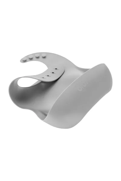 مريلة سيليكون - رمادي باودر أساسي