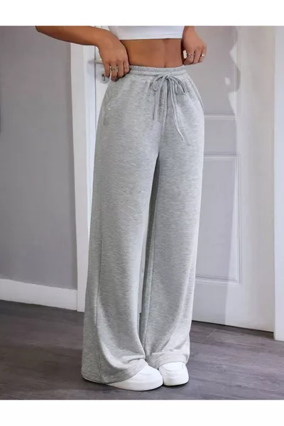 سروال رياضي واسع الأرجل للنساء