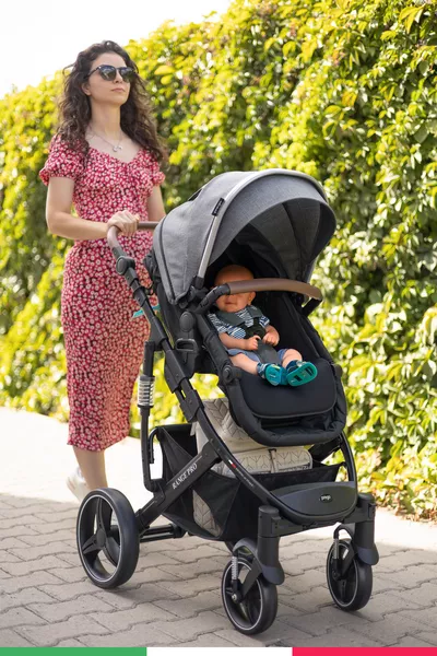 عربة أطفال بورتبيل بمستويين من بريغو