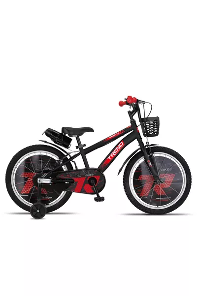 Vento Jant Leeftijd Jongensfiets Zwart-rood