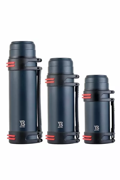 ترمس رياضي مصنوع من الفولاذ المقاوم للصدأ مستورد بسعة 2.5 لتر