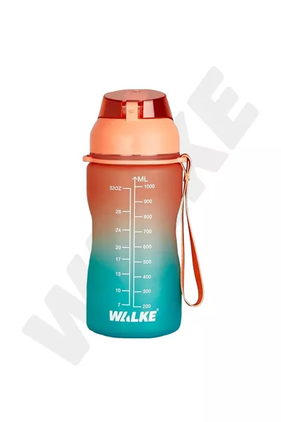 Premium Bottle 1.0 Liter Motivational Tritan Water Bottle (BPA Free)
