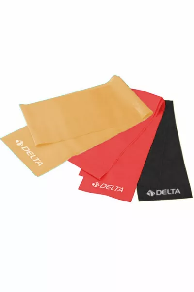 3er Set Pilates-Bänder Fitness-Übungswiderstandsbänder (offenes Ende)