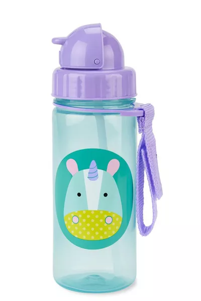 حوض حديقة الحيوانات مع مشرب أنبوب على شكل يونيكورن