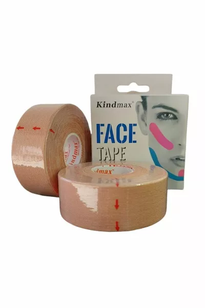 شريط شد الوجه 2.5 سم * 5 متر، يحتوي الصندوق على قطعتين