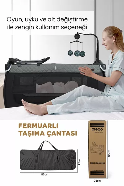 منتزه سان دييغو الأصلي للعب رمادي مع هدية