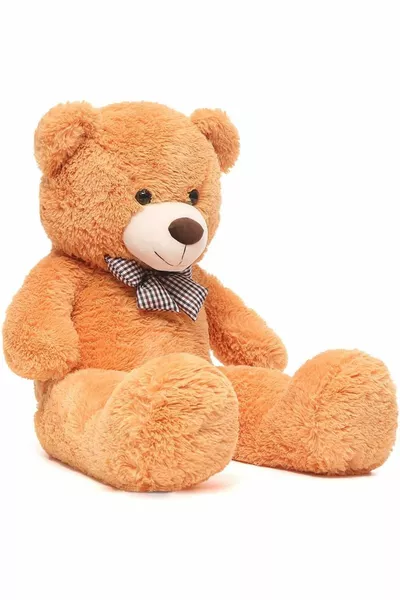 دب محشو بفيونكة - % دمية دب صغيرة محلية بفيونكة