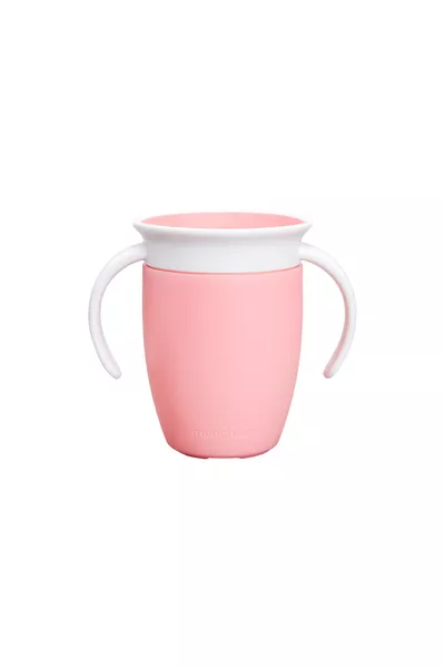 كوب تمرين معجزة 6 أشهر+ مل وردي 1 قطعة