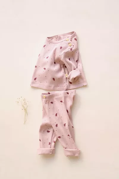 Grape Baby Top and Bottom Set