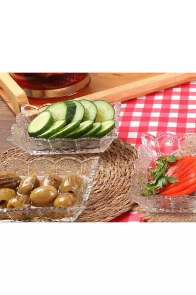 6-Piece Glass Cutting Board Set for Breakfast or Snacks