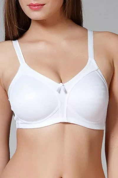 Women's White Shaping Plain Bra 