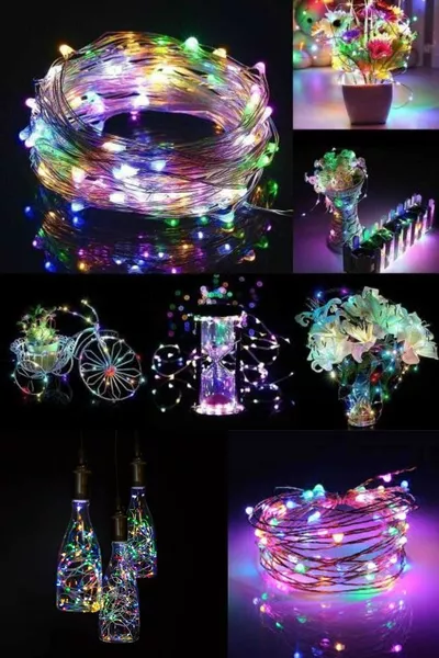 Guirlande lumineuse LED féerique  mètres (RGB)