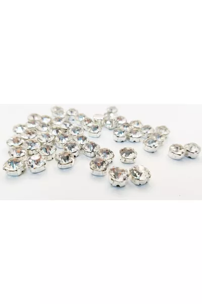 8 mm Montante con Cassa Vetro Taglio Cristallo Bianco  Pezzi