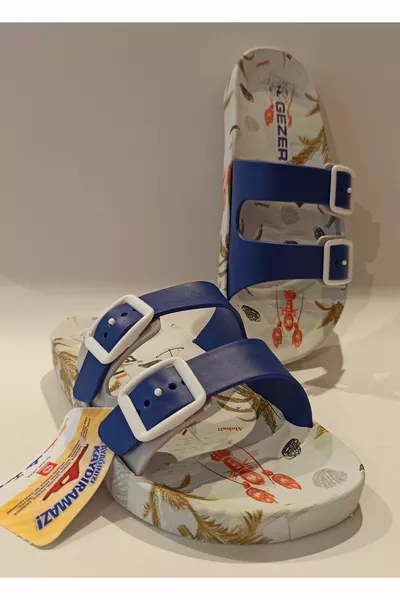 SANDALLES ANATOMIQUES À SEMELLE RÉGLABLE AVEC BOUCLE POUR PLAGE, PISCINE, BALCON, TERRASSE, SALLE DE BAIN, MAISON ET RUE