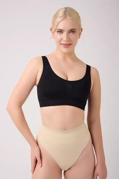 Montela Model Korset Buik- en Tummy-Verstevigende String Slip Huidskleur