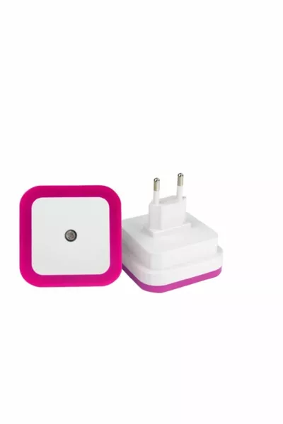 Современный мини-светильник с сенсором, светодиодный ночник, розовый