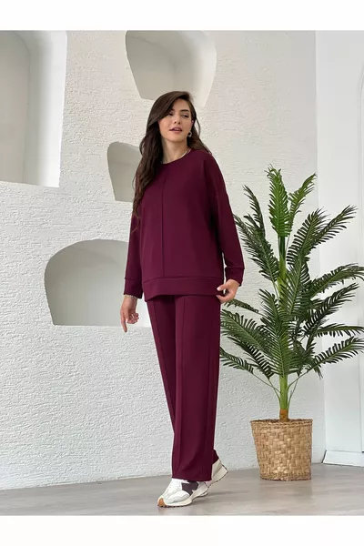 Soft Modal Fabric Stretchy Comfortable Casual and Stylish Top and Bottom Tracksuit Set