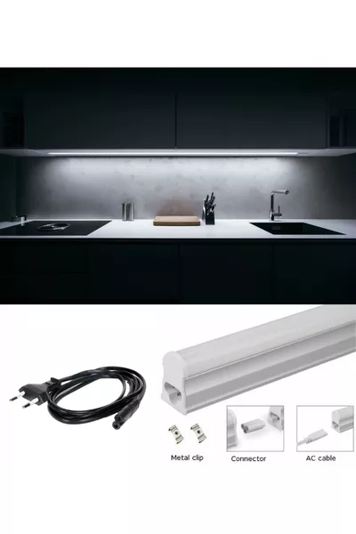 Освещение для кухонной рабочей поверхности длиной  см с ключом, которое можно соединять друг с другом