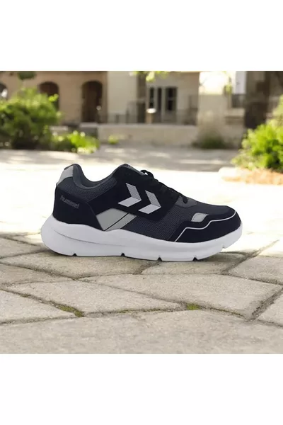 حذاء جري أسود من جلد السويد لكل من الرجال والنساء من أوركا