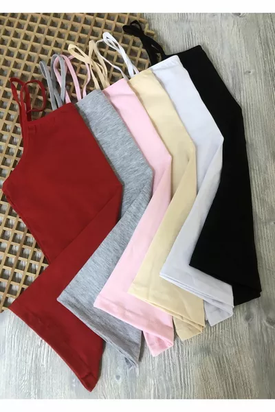 قميص داخلي رجالي بألوان مختلطة، 5 قطع