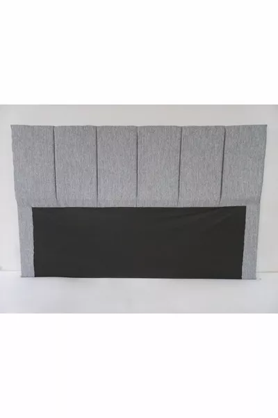 Baza Yatak Başlığı Yarma-keten Gri 