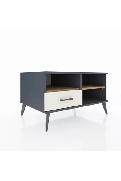 خزانة كرونوس برفين ودرج واحد أنثراسيت-صنوبر/حجر آيرتا