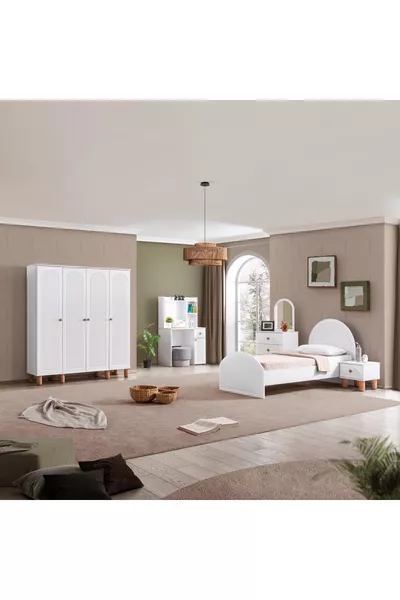 طقم غرفة شباب بوهيمي بأربع أبواب