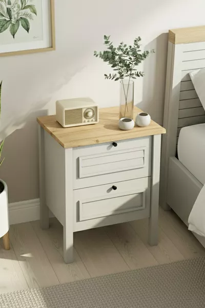 Comodino Taiga con 2 cassetti