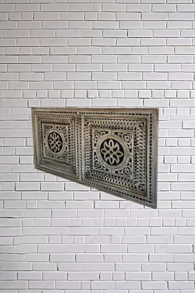 Wooden Carved Bed Headboard