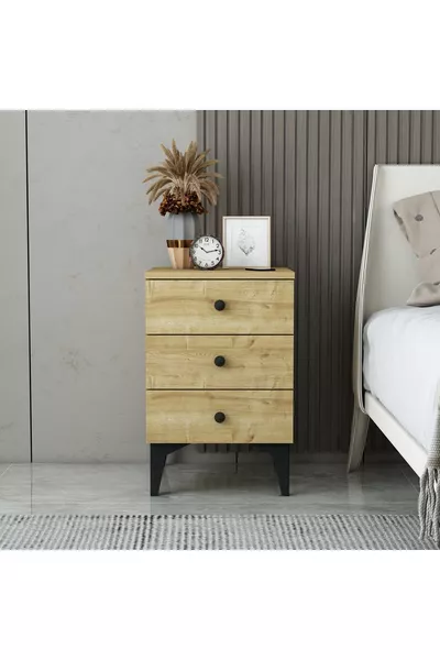 Mobiga Tuana 3 Çekmeceli Komodin Şifonyer