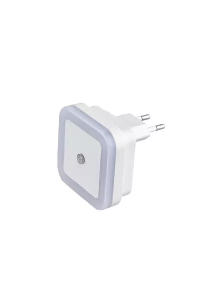 Lampada da notte con sensore a fotocellula 1W con spina  Colore bianco