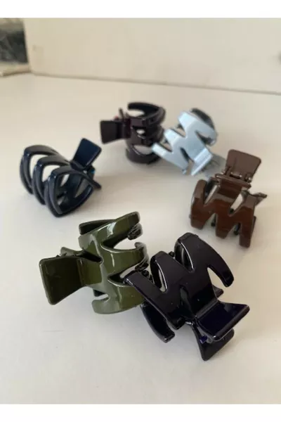 ٦ مشابك ملونة للشعر