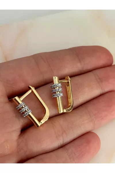 Trend Serenay (LEYLA) Earring VIP Design Gold