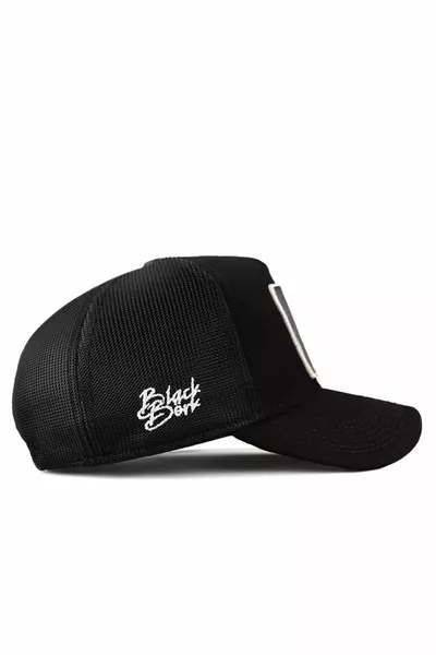  Trucker Duckside - Cappello Unisex Nero-Bianco con Logo 1bs (CAP)