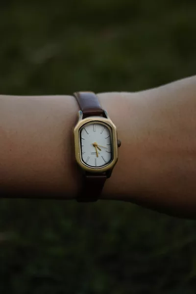 Merk Vintage Verouderd Goud Stalen Kast Minimalistisch Polshorloge