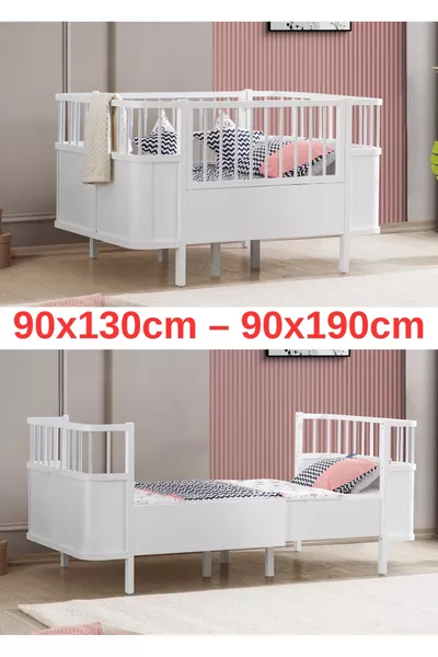 سرير كاريولا متوسع ريفا / MDF كامل - بحيرة