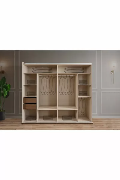 طقم غرفة نوم أفينا مع سرير انزلاقي