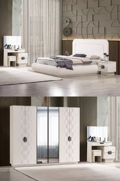 Спален комплект Опал с 6 врати