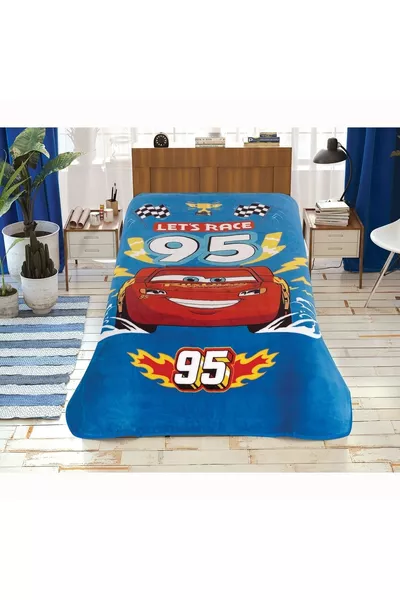 Taç Cars Race Single Blanket