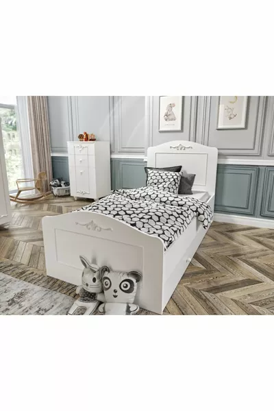 سرير رومانسي صغير للطفل()%mdf