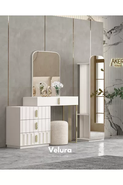 Destan Yatak Odası Takımı (Dolap + Şifonyer + Komodin + Karyola)