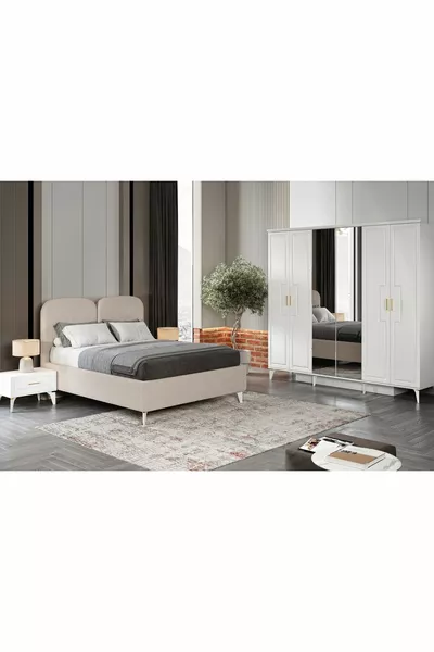 Alden White Yatak Odası Takımı